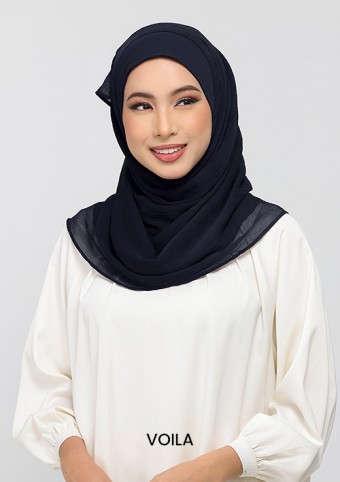 Midnight Navy Crinkled