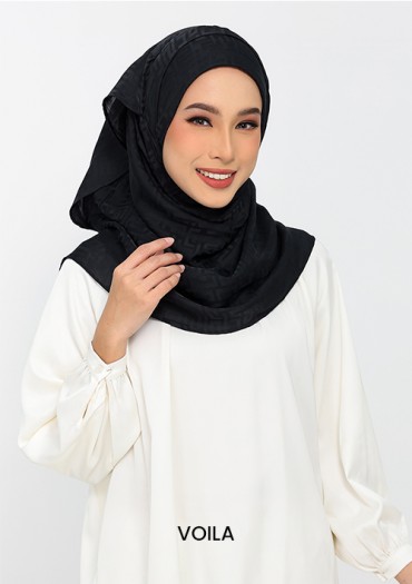Jacquard Monogram Black