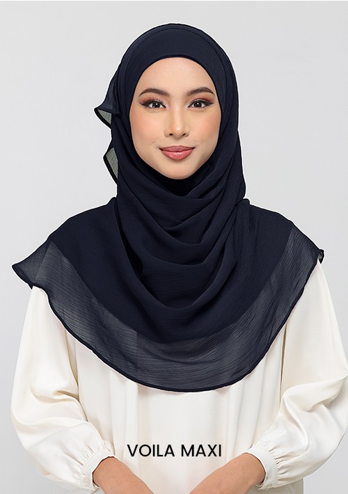 Midnight Navy Crinkled