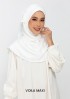 Jacquard Monogram White