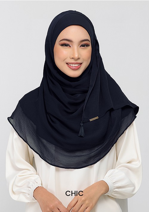 Midnight Navy Crinkled