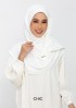 Jacquard Monogram White