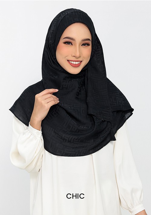 Jacquard Monogram Black