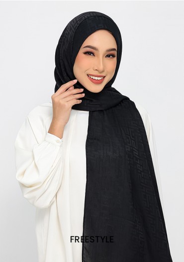 Free Style Jacquard Monogram Black