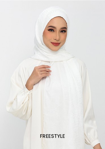 Free Style Jacquard Monogram White